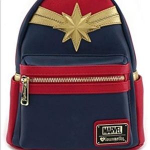 Captain Marvel Loungefly mini backpack